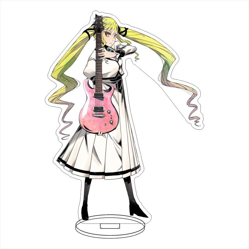 Rock Is A Lady's Modesty Acrylic Stand Model Plate Decoration Originality Desk Figure Display Fans Gift Cartoon Prime Products