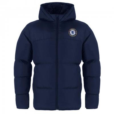 Boys Crest Quilted Jacket