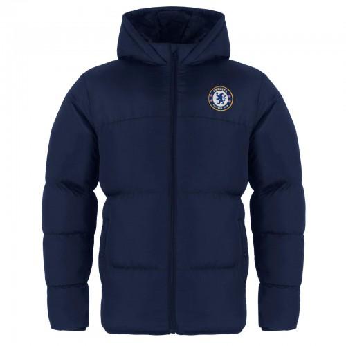 Chelsea FC Boys Crest Quilted Jacket
