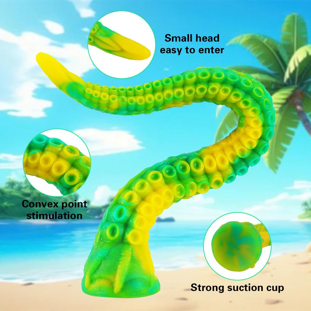 Super Long Octopus Tentacle Fish Sex Product Deep Anal Expansion Masturbation Massager for Men and Women SM Sex Product