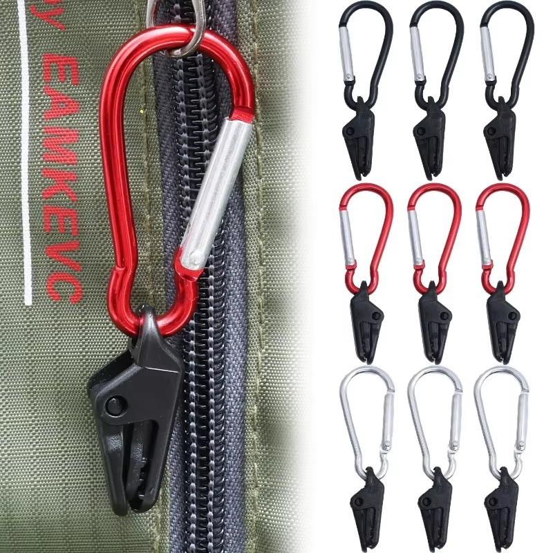 20-teiliges winddichtes Klemmset, Überlebenstülle, Zeltclips, Schnalle, Markisenplane, festes Outdoor-Campingzeltzubehör, Kunststoffhaken