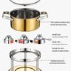 Jiakangming Portable 304 Stainless Steel Gas Hotpot