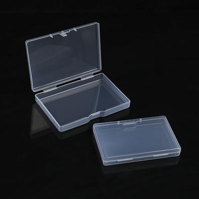 Square Transparent Plastic Box Hardware Parts Fishing Gear Packaging Box Pp Empty Box Jewelry Small Card Wear Armor Storage Box