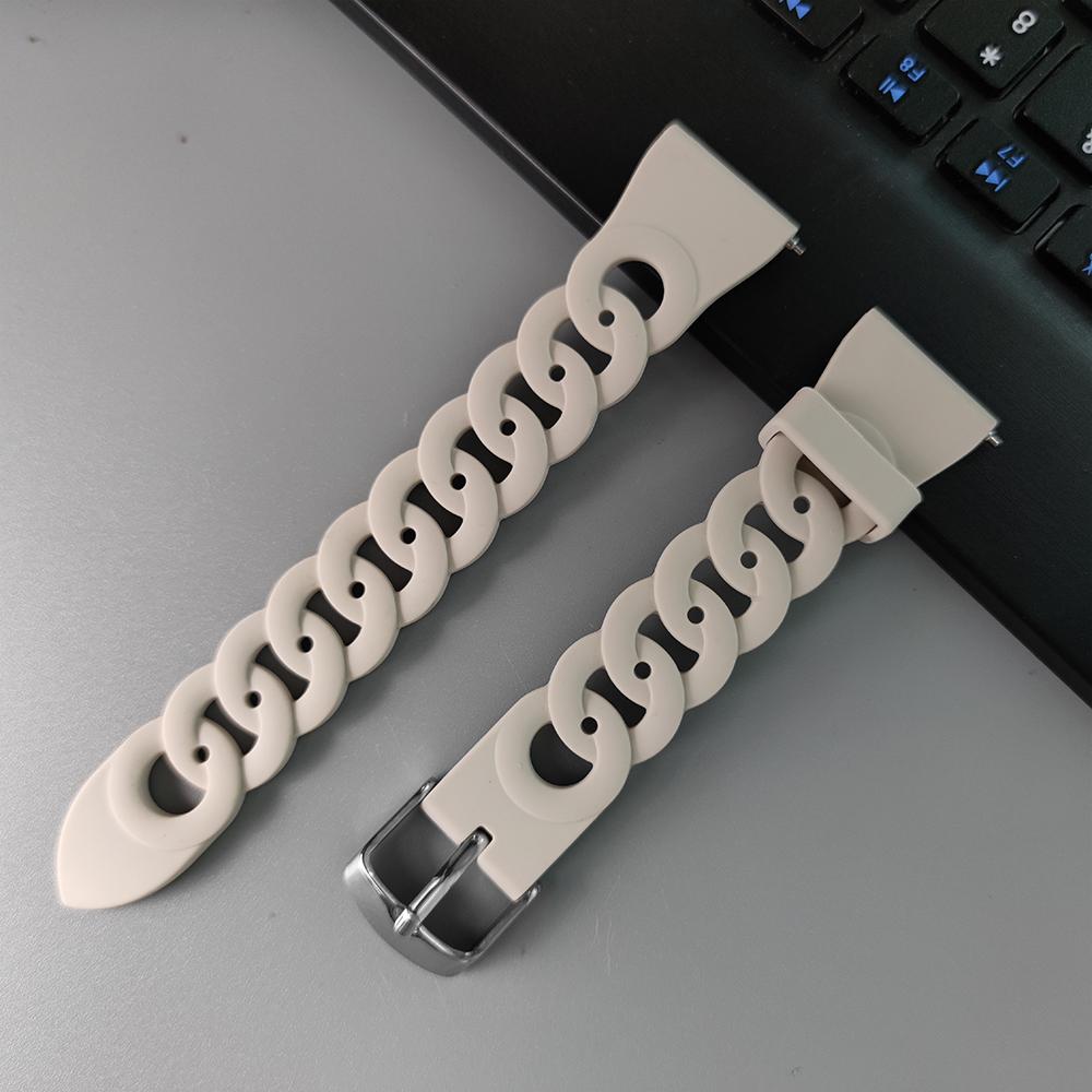 20mm/22mm Silicone band For Amazfit bip/6/5/GTR 4/3 Pro 42mm/47mm/GTR2/stratos 2/3 Watch Bracelet Amazfit GTS 4/2/2e Mini straps