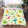 Soft Dinosaur Duvet Cover Boys Cartoon Bedding Set Twin/Queen/Full/King for Girls Microfiber Dino Comforter Cover Home Textile