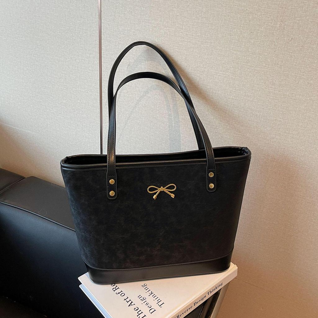 Women's 2025 Winter High-End Versatile Tote Bag - Large Capacity Commuter Shoulder Design