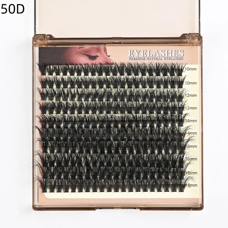 

Fluffy Thick Lash Clusters Diy Eyelash Extension Mix 8-25Mm Lash Clusters 50D-100D Wispy Individual Eyelash Extensions Clusters 50D
