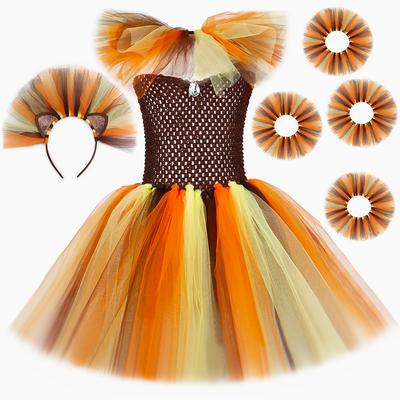Helovīna Kostīmi Meitenēm Bērniem Krāšņs Tilla Svārku Kleita Bērnu Cosplay Tērps Dzimšanas Dienas Karnevāla Ballītei