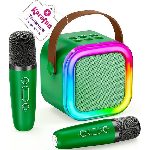 Mini Karaoke Machine for Kids, 2025 TOP Toys Birthday Gifts Ideas for Girls Ages 4, 5, 6, 7, 8, 9, 10, 12+ Years Old, Portable MP3 Player with 2