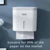 Toalettpapirdispenser Veggmontert Toalettpapirboks Stansefri Vanntett Håndtørkepapirbokser Papirhåndkle Oppbevaringshyller