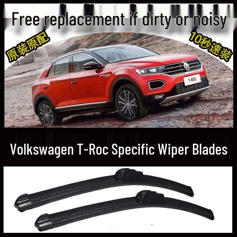 Premium Frameless Wiper Blades for T-Roc, All Models, Front Windshield