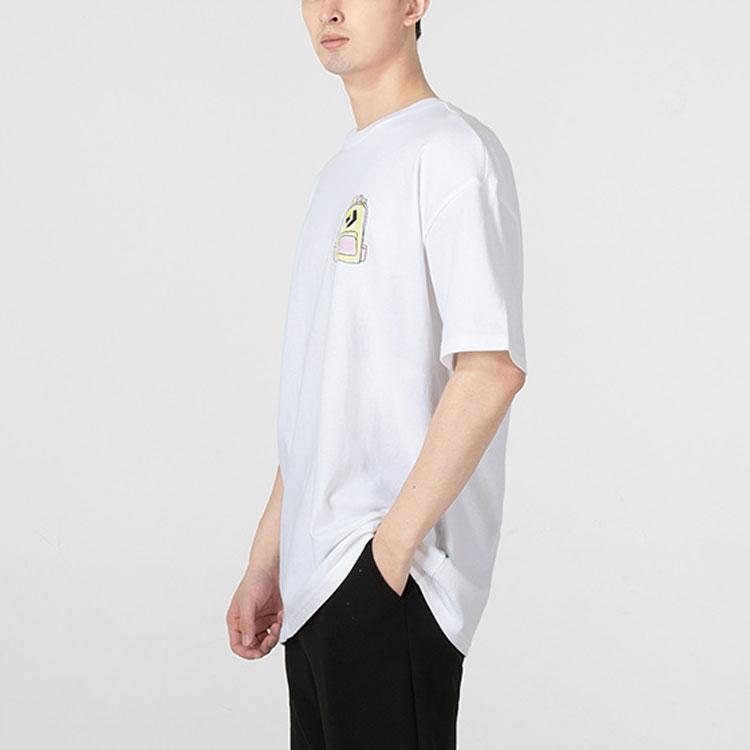 Converse Set-in Sleeve T-Shirt Men's White 10022038-A01