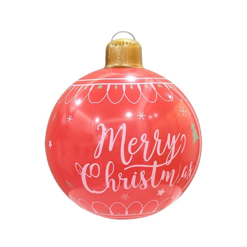 

Versatile Inflatable Christmas Ball Ornament PVC Holiday Decoration For Indoor Outdoor Festival Celebration