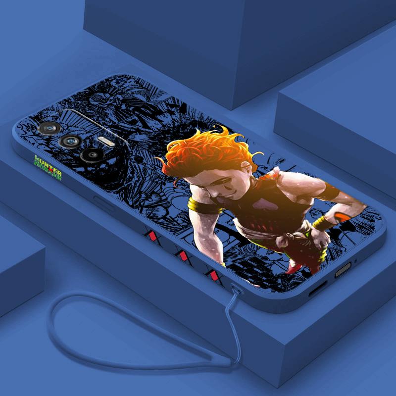 

Hunter×Hunter Hisoka For OPPO Reno 9 8 7 6 5 4 Z SE Pro Plus Lite Lite Liquid Left Rope Silicone Soft Phone Case