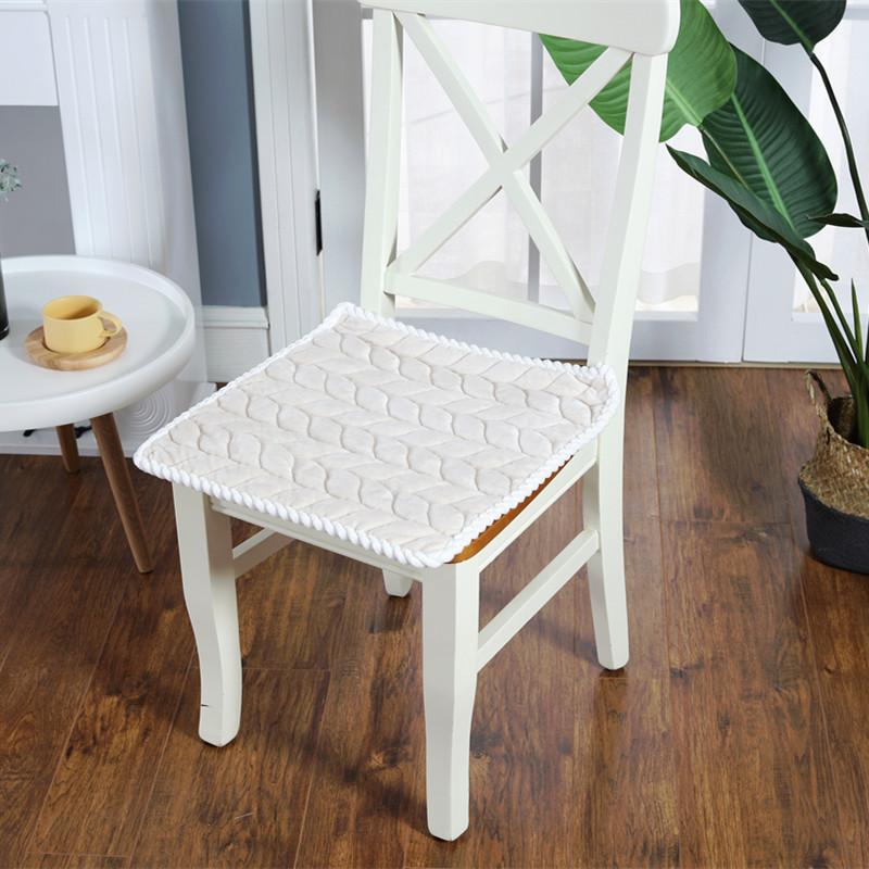 

Four Seasons Student Cushion Plush Office Chair Classroom Cushion Dining Chair Non-slip 45Cm Washable Sedentary Artifact S042 40x40cm