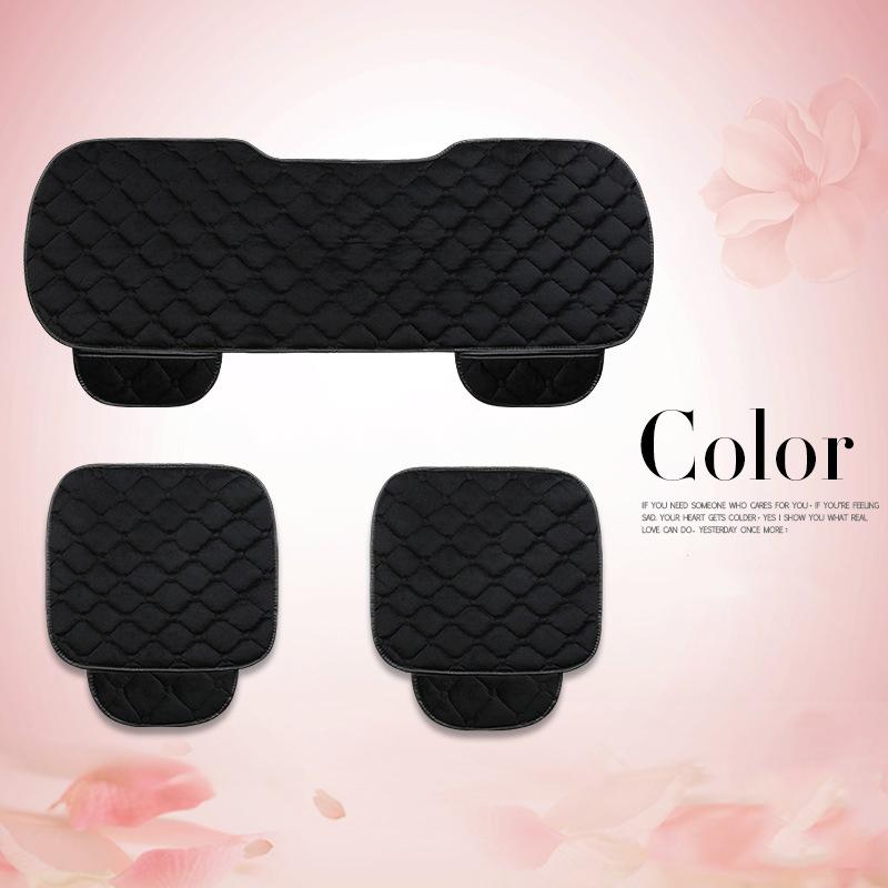 Car Seat Covers Full Set Warm Plush for Winter Auto Chairs Cover Pad Ass Protection Cushion Car Interior Accessories