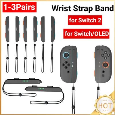 1-3Pairs Wrist Strap Anti-lost Strap for Switch 2 Controller Hand Strap Accessories for Switch2/Switch OLED Joy-Con Controller