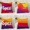P-Paulaner S-Spezi Logo Cushion Cover Premium Comfort Reversible Pillow Cover - Dual - Use Design for Home & Car