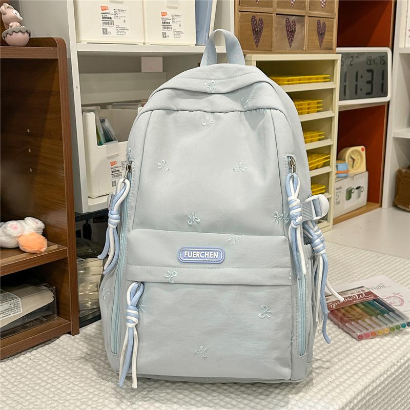 Bow Student Schoolbag Large Capacity Backpack