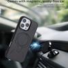 For iPhone 16 Pro Max Magnetic Case TPU + PC Kickstand Phone Cover