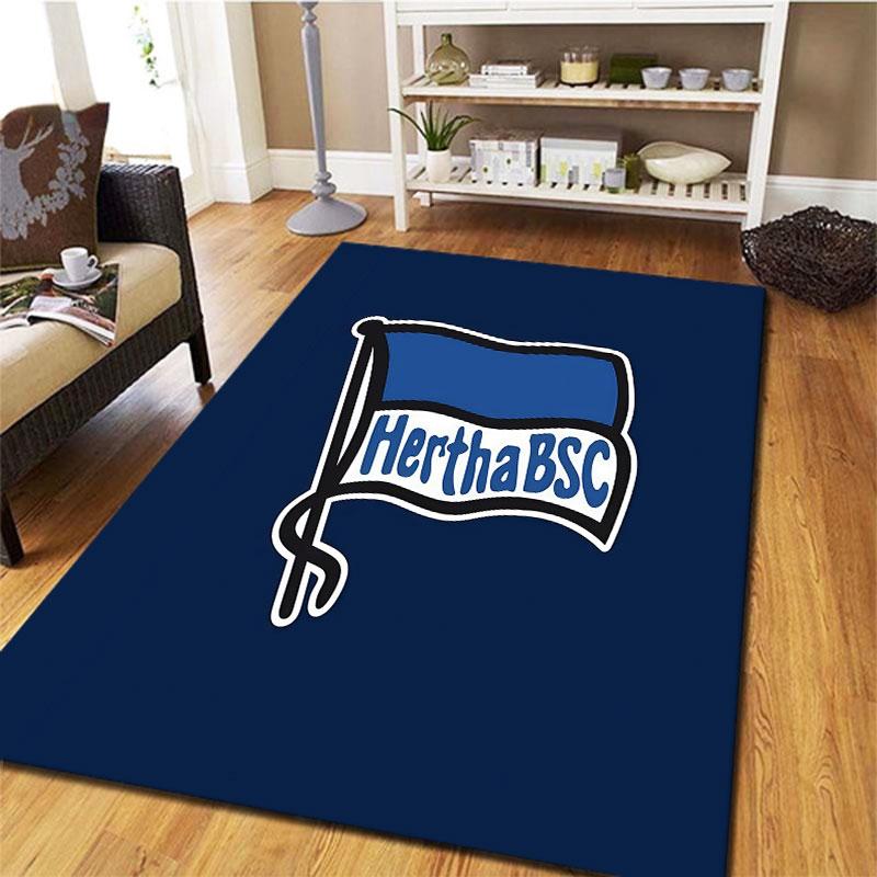 Hertha BSC Carpet Rug for Living Room Bedroom Home Sofa Decoration,Kids play Non-slip Floor Mat
