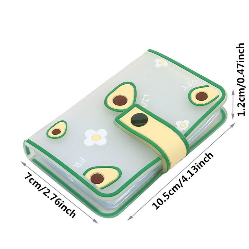 Cute Card Holder For Women Stylish Compact Lightweight Card Case Wallet Fashion Portable Mini Purse Organizer For Credit Cards ID Cash