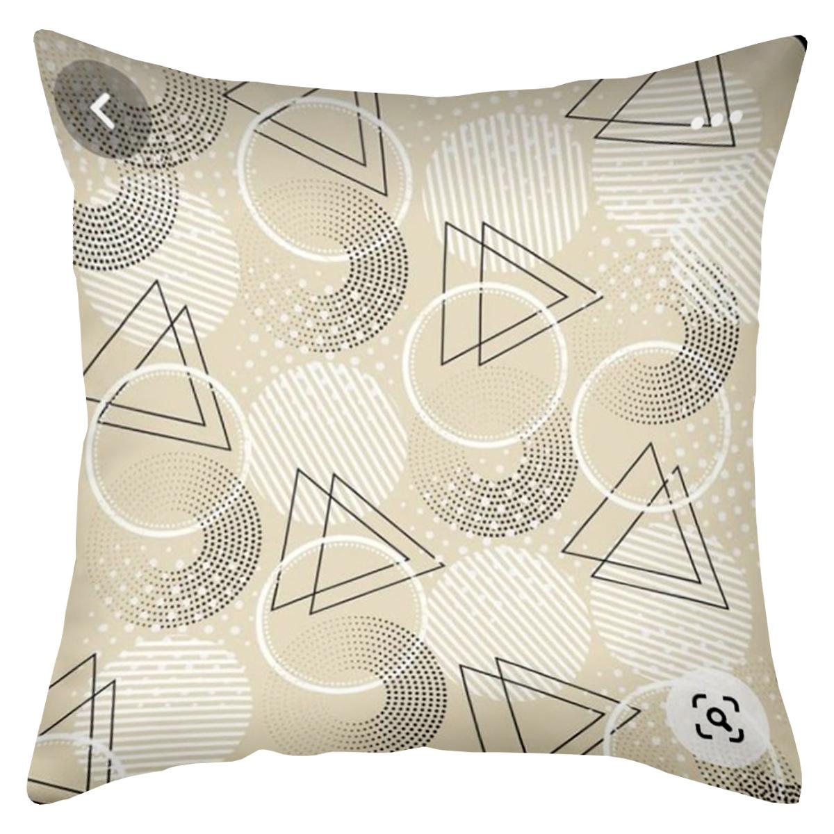 

2D flat printing Geometric Pattern Throw Pillows for Home Decor Polyester pillowcase, sofa decorative cushion cov 45x45cm