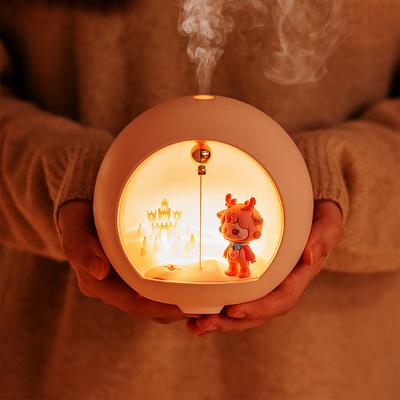 Cute Cartoon Romantic Lamp Mini Air Humidifier Usb Aromatherapy Essential Oil Diffuser For Kids Room Fragrance Perfume Diffuser