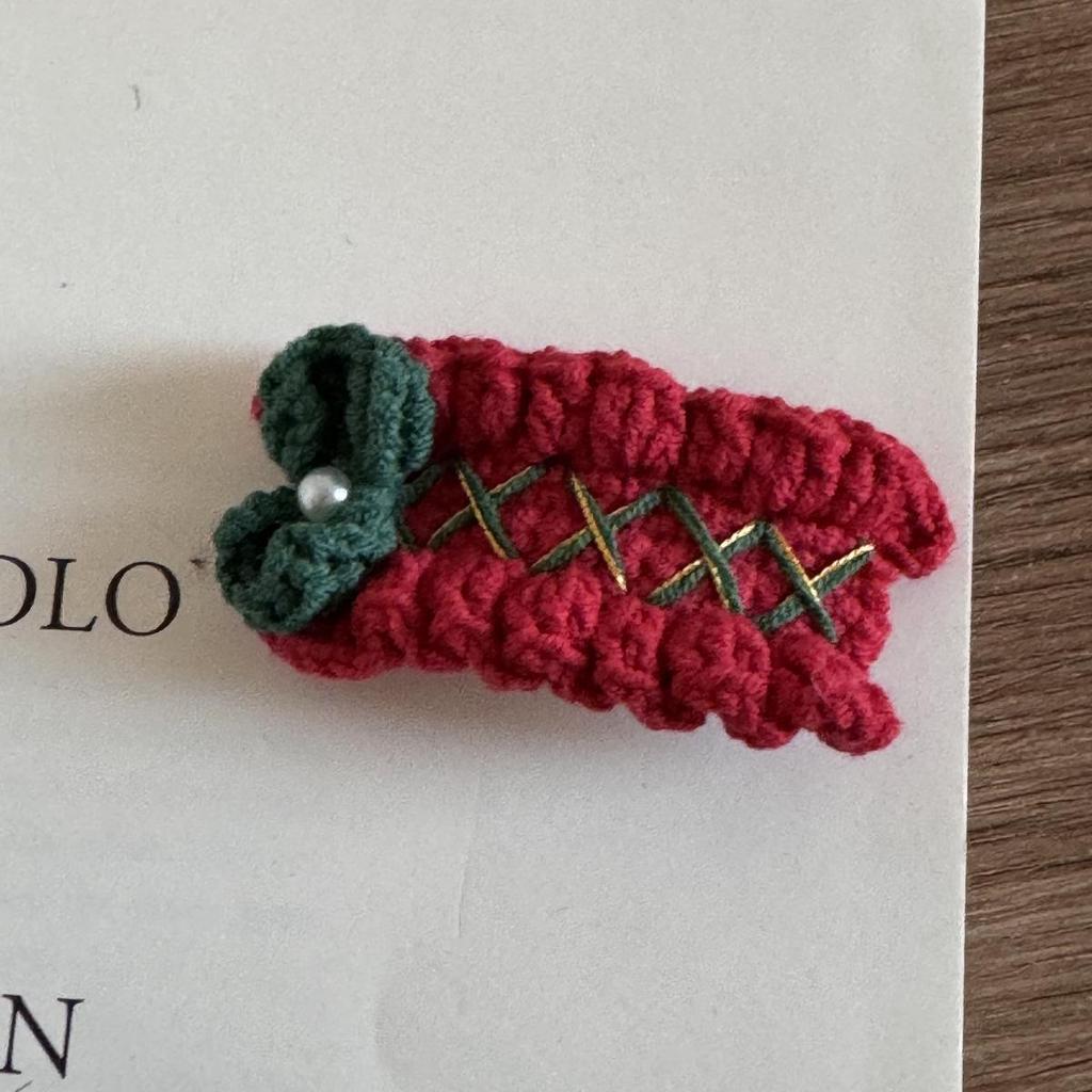 Christmas Series Woolen Hair Clips for Kids - Cute Side, BB & Bangs Clips Hair Accessories