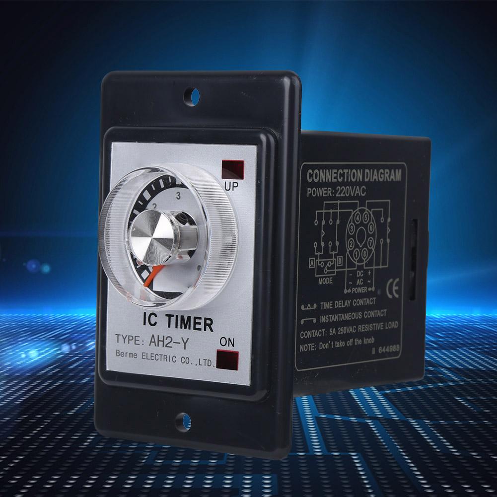 BERM Time Relay Electronic Relay Switches Timer Delay Timer AH2Y 6S 220V
