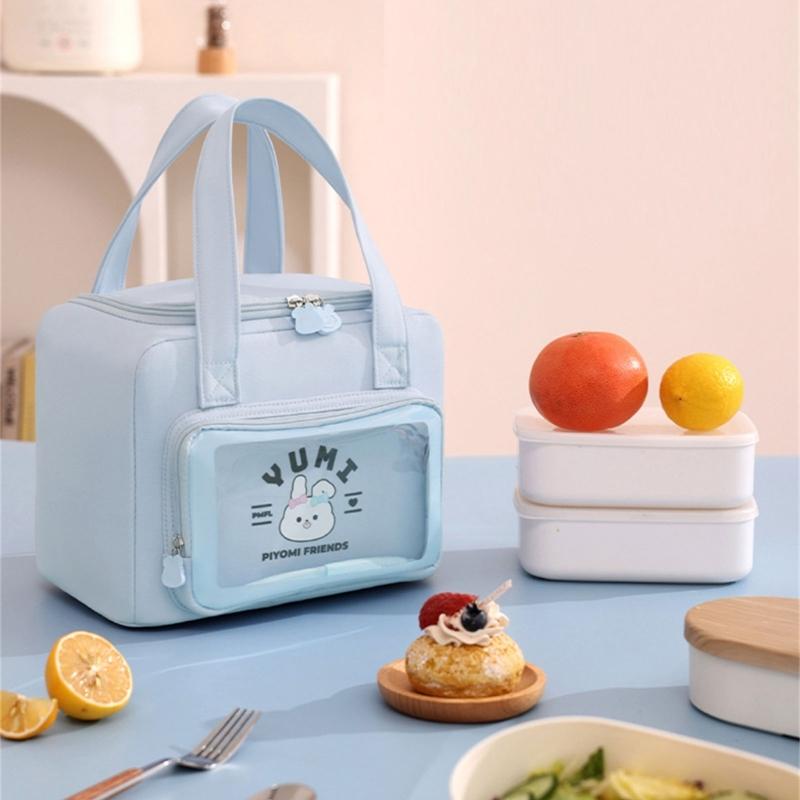 Portable Thermal Lunch Bag Designed For Professionals Practical Waterproof Oxford Cloth Great For Work Or Picnics