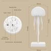 Jellyfish Cartoon Led Nihgt Light Voice Control Gradient Cute Rotating Jellyfish Hanging Bedside Lamp Rgb Table Lamps Room Decor