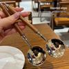 Stainless Steel Long-Handle Soup & Rice Spoons