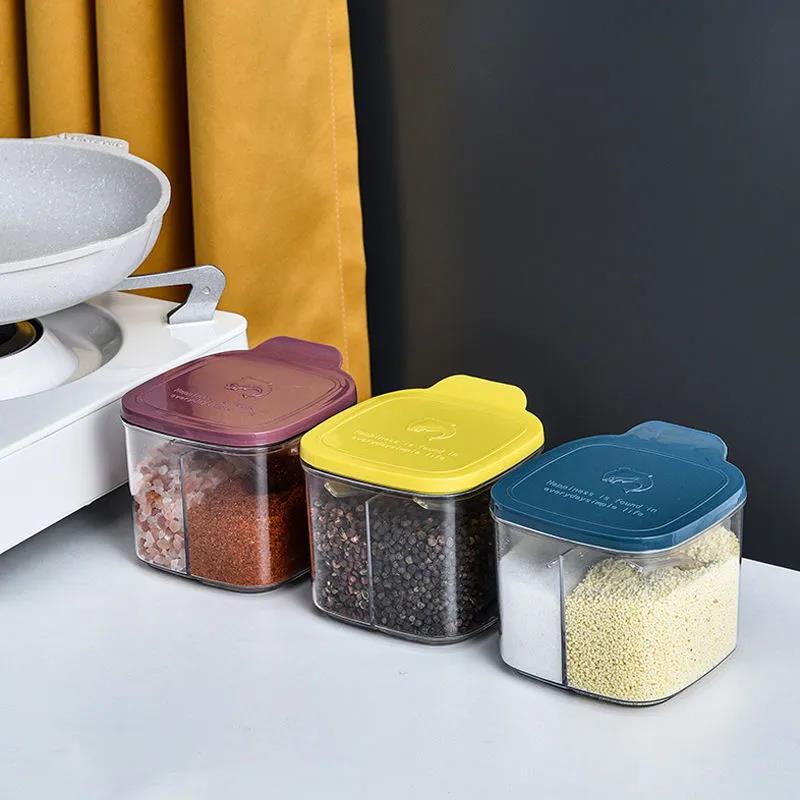 Seasoning Box Set Home Kitchen Condiment Storage Box Outdoor Barbecue Tuning Storage Box