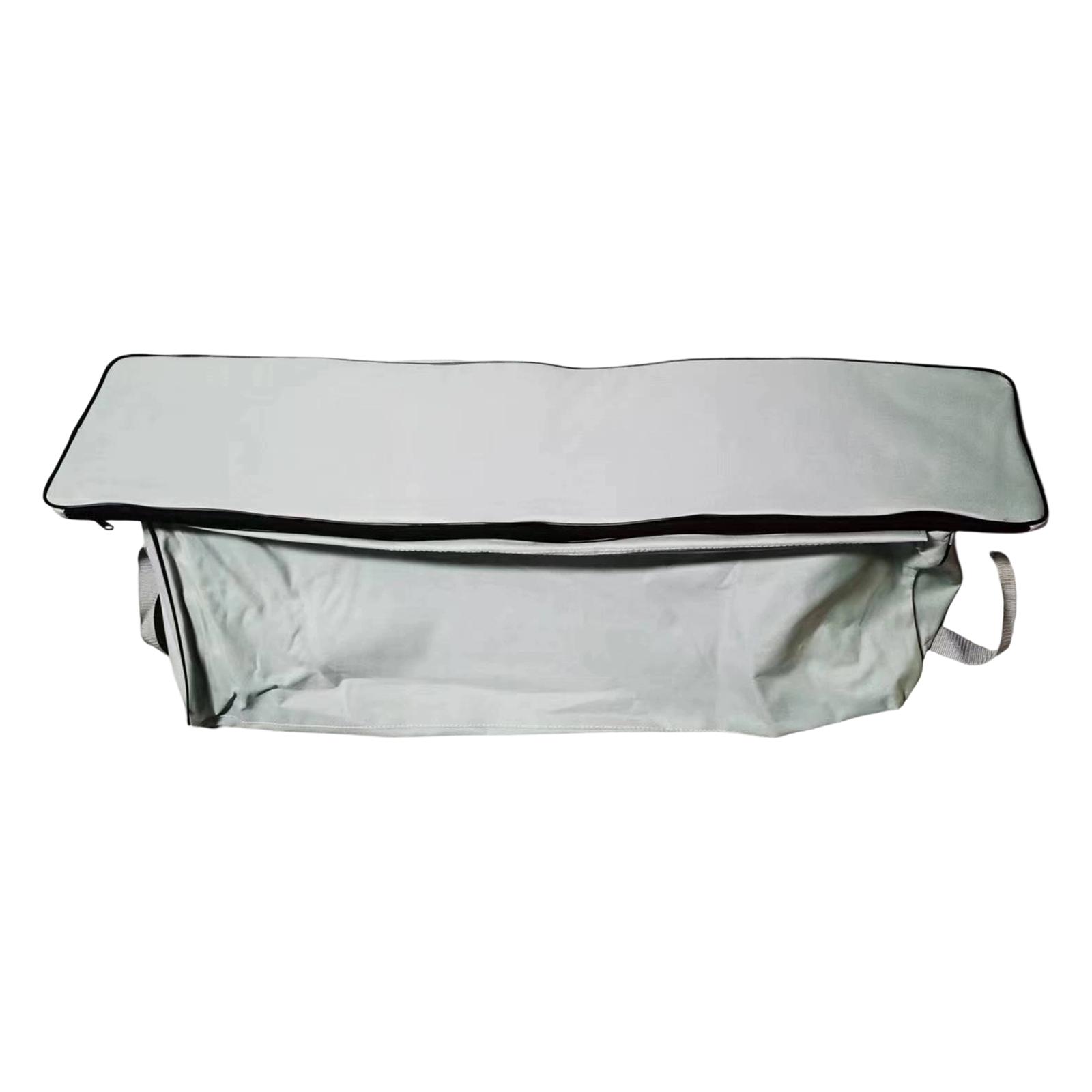 

Inflatable Boat Seat Storage Bag Bench Seat Cover Convenient with Cushion under Seats Bag