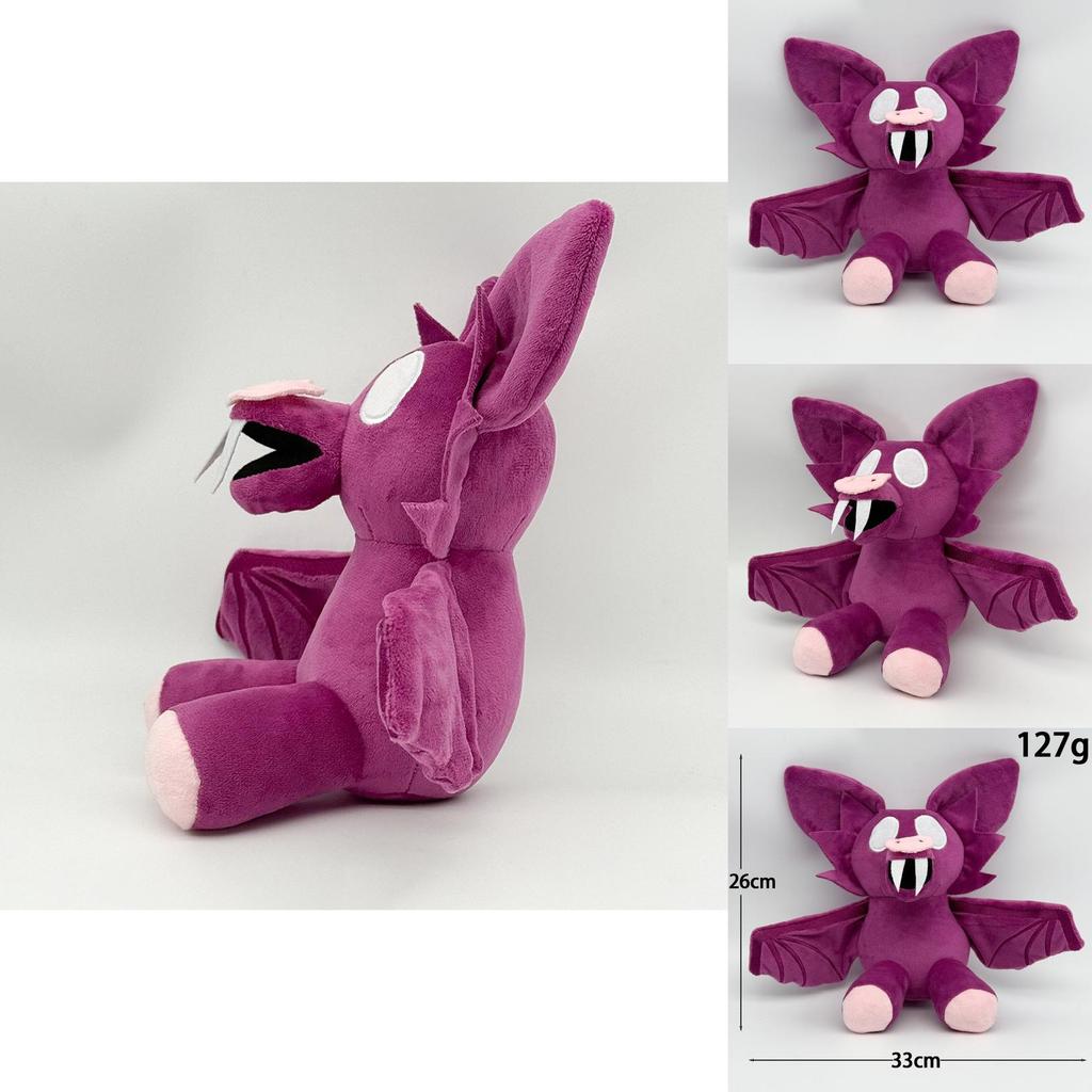 99nights Horror Plush Bat Toy Soft Stuffed Doll For Collectors