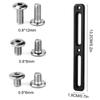 Bike Bottle Cage Adapter Bicycle Bottle B-RAD Mounting Base Aluminum Alloy Adjustable Position Water Bottle Cage Mount Brackets 6