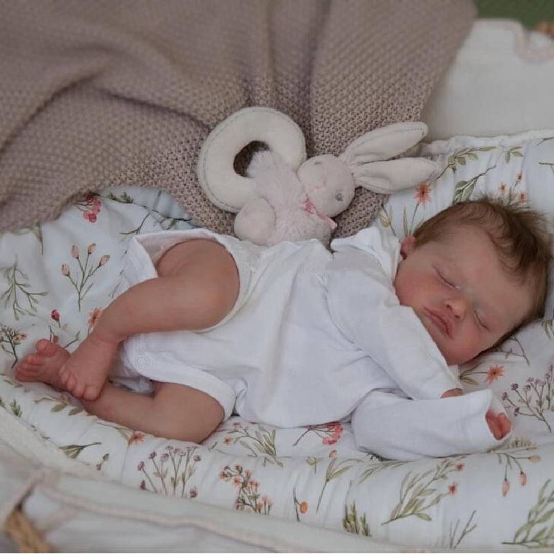 Simulation Reborn 48cm Doll Baby Bath Companion Real Life Toys Lifelike Kid Gift