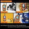 GM100 Ultrasonic Thickness Gauge Steel/pipe Testing Voice Sound Velocity Meter 1.2 200MM 30%OFF Standard Accuracy Mainland China
