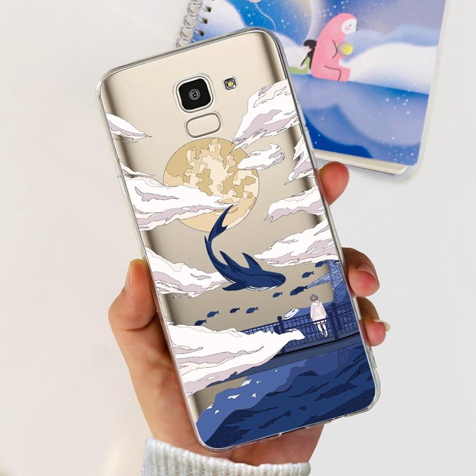 For Samsung Galaxy J6 J6+ 2018 Phone Case Samsung J 6 J6 Plus SM-J600F J610G Fashion Cool Pattern Soft Silicone TPU Cases