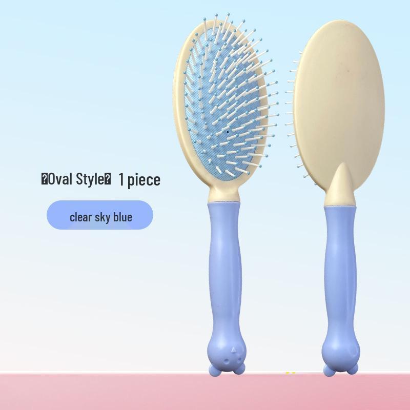 

Princess Fluffy Cushion Brush: Anti-static, Airbag Massage Comb for Smooth Hair - Perfect for Home, Dormitory, or Student Use.