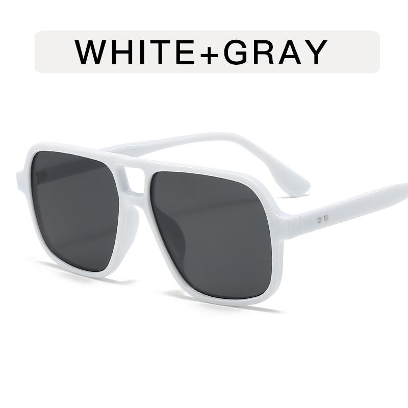 

European American Stylish Women s Sunglasses Pilot Shape Double Bridge Men s Sun Glasses Hiking Mountaineering Sun Glass Women