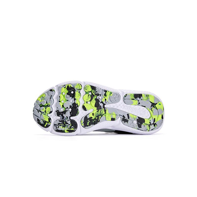 Under Armour Slip Resistant Wear Resistant Breathable Sweat Absorbing Lightweight Warm Low Top Running Shoes Kids Sneakers Black White Blue 3026182