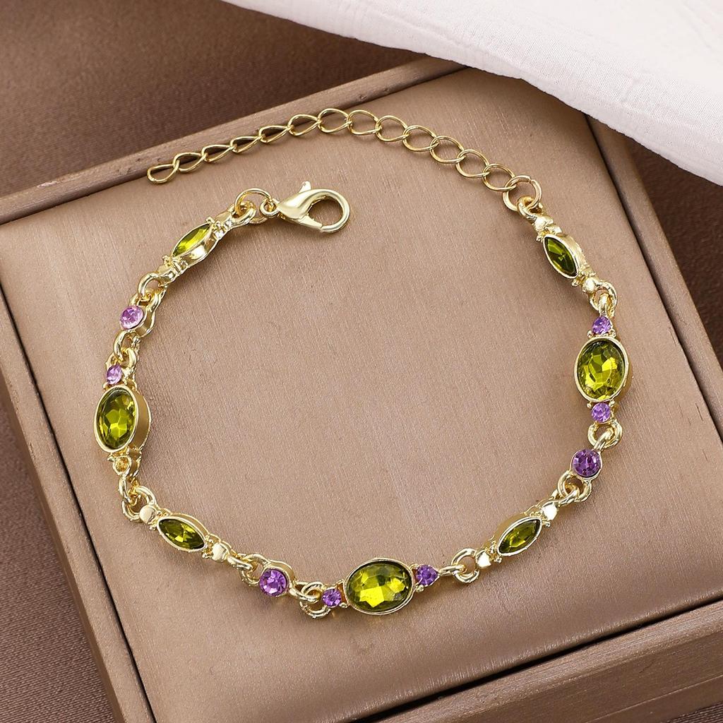 French Retro Double-Layer Women's Bracelet - European & American Style, with Chinese Ancient Influence