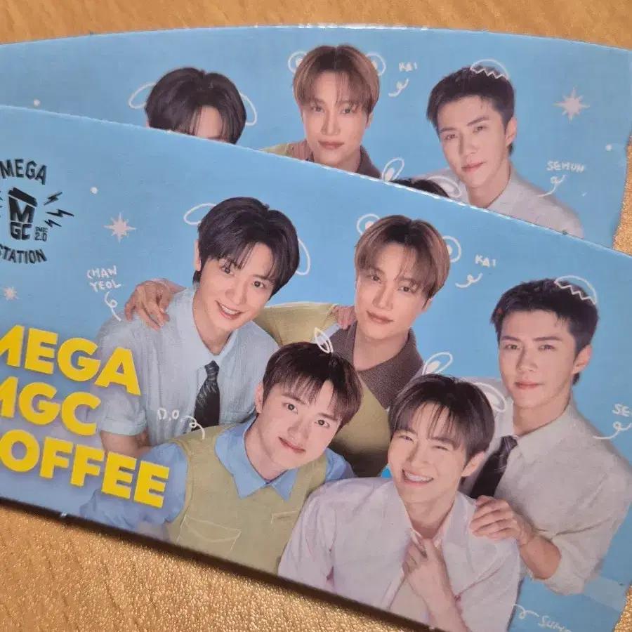 EXO (Batch) Mega Coffee Office Survival Photocard Cup Holder