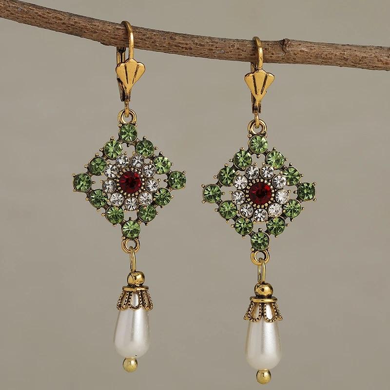 A pair of retro fashion bohemian women s earrings