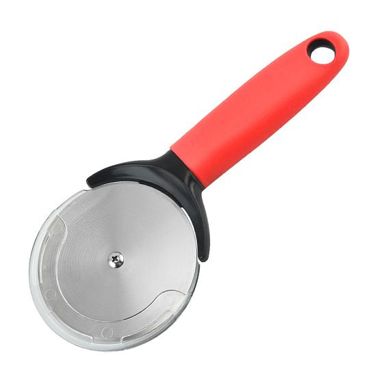 Pizza Cutter with Protective Cover Sharp Edge Ergonomic Handle Smooth Cutting Surface Rust-proof Pizza Wheel Kitchen Gadget