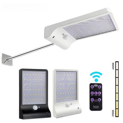 48LEDs PIR Motion Sensor Solar Street Light 3 Modes Dimmable Outdoor Solar Light Wall Lamp Waterproof Yard Path Home Garde