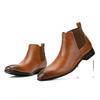Mode Herren Chelsea Boots Business Lederschuhe Bankett Herrenschuhe