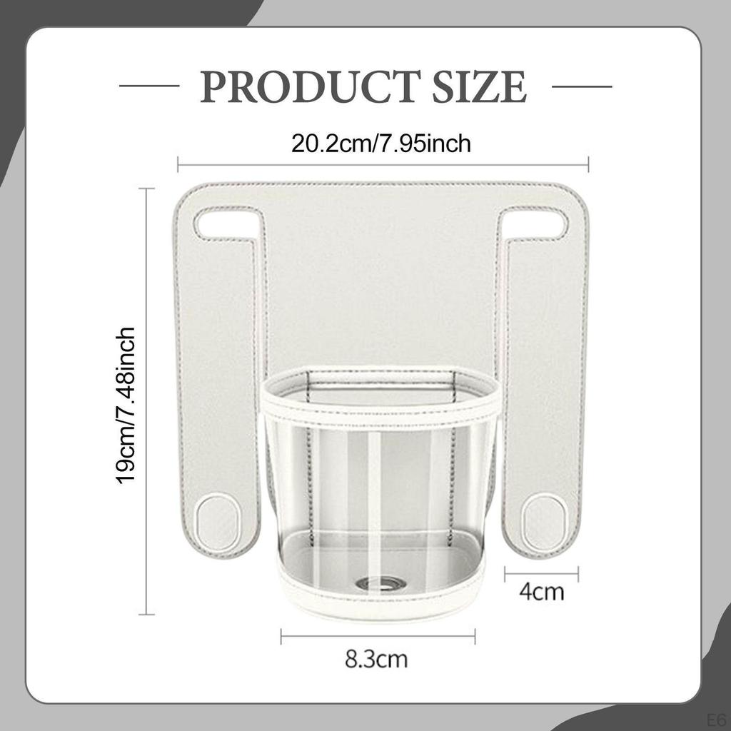 Headrest Cup Holder Car Shopping Bags with Hooks Backseat Organizer